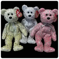 Ty Beanie Babies くま The Beginning 3色セット