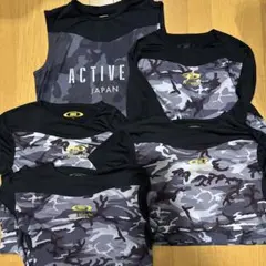 ACTIVE JAPAN 迷彩柄アンダーシャツ 6枚セット