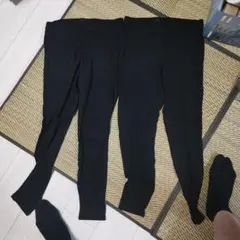UNIQLO ヒートテック レギンス XLサイズ2枚セット ブラック