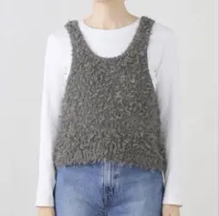 SLOBE IENA ベスト　シャギー　ビスチェ