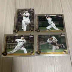 topps chrome NPB 読売ジャイアンツ　巨人　4枚セット