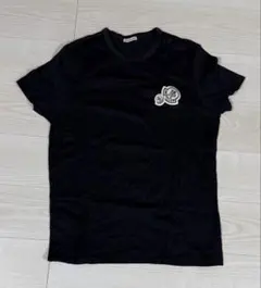 正規品 モンクレール マグリア ダブルワッペン 半袖 Tシャツ 大人気 黒 