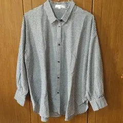 【美品】グローブ ギンガムチェックシャツ