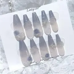 ネイルチップ 現品当日発送 オーダー ちゅるん ワンホン 韓国 量産型