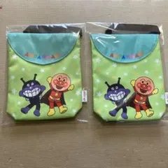 〈新品、未開封〉JA共済　オリジナルアンパンマンマルチポーチ　2個セット