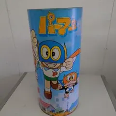 パーマン スチール缶 ゴミ箱 レトロ - メルカリ