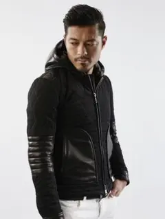 AKM SPORTS DIA PARKA B145　ブラック　黒　Lのサムネイル