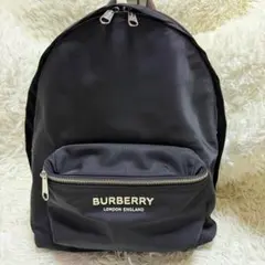 BURBERRY LONDON ENGLAND ナイロン レザー切替 リュック