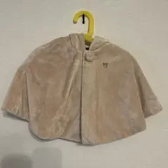 ミキハウス くま耳ベビーポンチョ