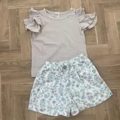 branshes 110サイズ 花柄ショートパンツセット