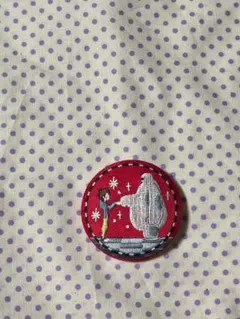 ディズニー刺繍缶バッジ【ベイマックス】