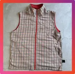 【美品】 00’s vintage フルジップ ベスト チェック柄 アーカイブ