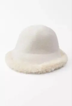 新品未使用　ZARAウール混紡バケットハット