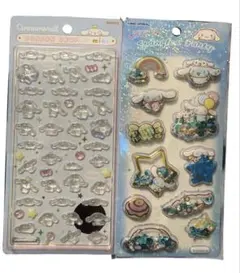 サンリオ　シナモロール　ボンボンドロップシールミニ　スパンコールパーティー