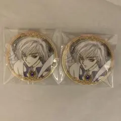 CLAMP展 カードキャプターさくら ユエ 月 缶バッチ　2点セット