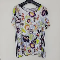 DANIEL & MAYER フラワープリント 半袖Tシャツ
