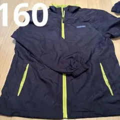 160 ウインドブレーカー　裏起毛　ジャージ　長袖