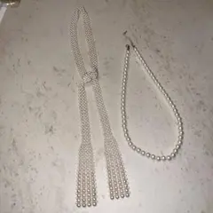 パールネックレス 2個セット