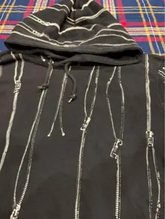 美品　DIESEL ジッパーデザイン パーカー　フーディ