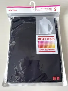 ユニクロ ヒートテック タートルネックT(長袖)Sサイズ／ブラック