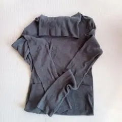 HEATTECH EXTRA WARM タートルネック グレー 長袖ニット M