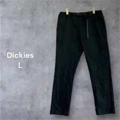 Dickies｜調節ベルトつき チノパン ブラック Lサイズ a0667