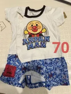 アンパンマン ロンパース 70cm 半袖　夏服のサムネイル