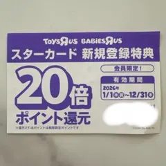 トイザらス　ポイント20倍還元　送料込み　匿名発送のサムネイル