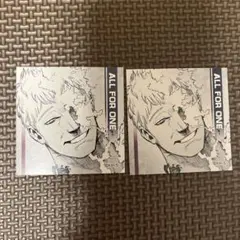 ヒロアカ原画展 スクエアステッカー 2枚セット　オールフォーワン