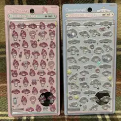 ボンボンドロップシールミニ　マイメロディ&シナモロールセット