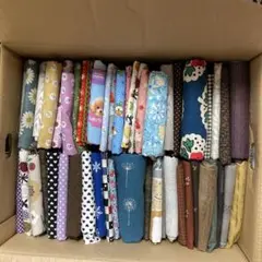 プリント地　10kgみかん箱いっぱい①