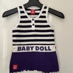 BABYDOLL キッズ 90 ワンピース　新品のサムネイル
