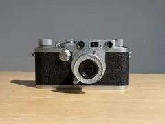 美品 バルナックライカ IIIf+Elmar 50mm F3.5(赤)のサムネイル