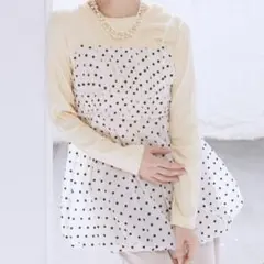 earth music&ecology ドットバルーンキャミチュニックのサムネイル