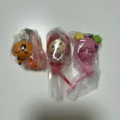 たまごっち カラフルマルチチャーム ふらわっち いちごっち めめっち