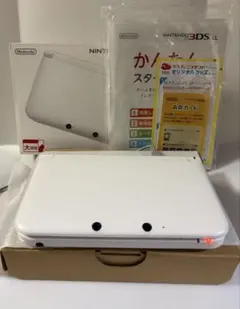 Nintendo 3DS LL ホワイト 本体+ACアダプタ・ソフト3本セット