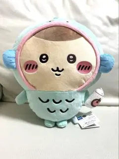 ちいかわ×サンリオキャラクターズ BIGぬいぐるみ くりまんじゅう ハンギョドン