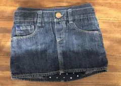 ベビーギャップ gap デニムスカート ミニスカート ボトムス キッズ 80