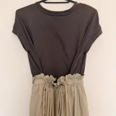 マタニティ ワンピース セットアップ グレーのサムネイル
