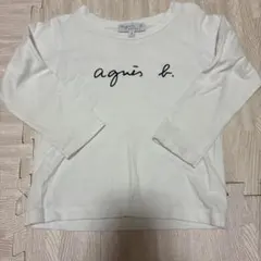 agnès b. ホワイト長袖カットソー