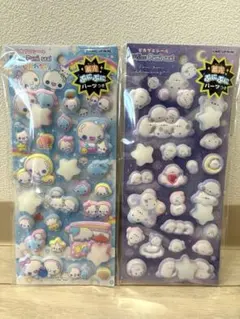 KAMIO ぷくぷくあわわちゃんピカプニシール　シマエナガ　正規品