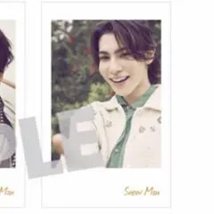 Snow Man チェキ風カード ラウール