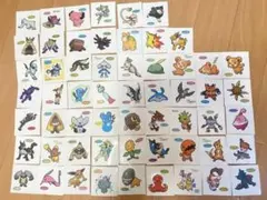 ポケモン　デコキャラシール58枚セット