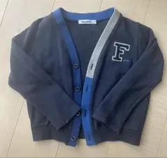 familiar カーディガン 120 ネイビー