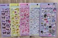 【正規品】ボンボンドロップシール、サンリオ第二弾、5点セット