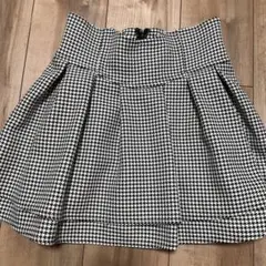 美脚になれるスカート♥千鳥柄(インナーパンツ付き)M