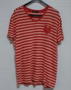 【ワンプライス/中古】BURBERRY BLACK LABEL Tシャツ 赤