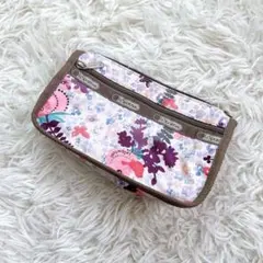LeSportsac デラックス エブリデイ バッグ 花柄 ポーチ 小物入れ