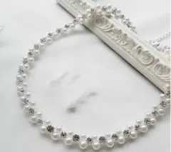 ANNAN WEDDING パールネックレス ピアス　セット 結婚式