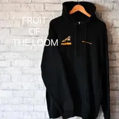 FRUIT OF THE LOOM パーカー XXL 古着　ブラック